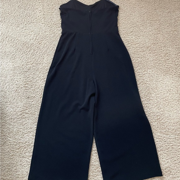 Strapless Black Jumpsuit - Picture 3 of 4